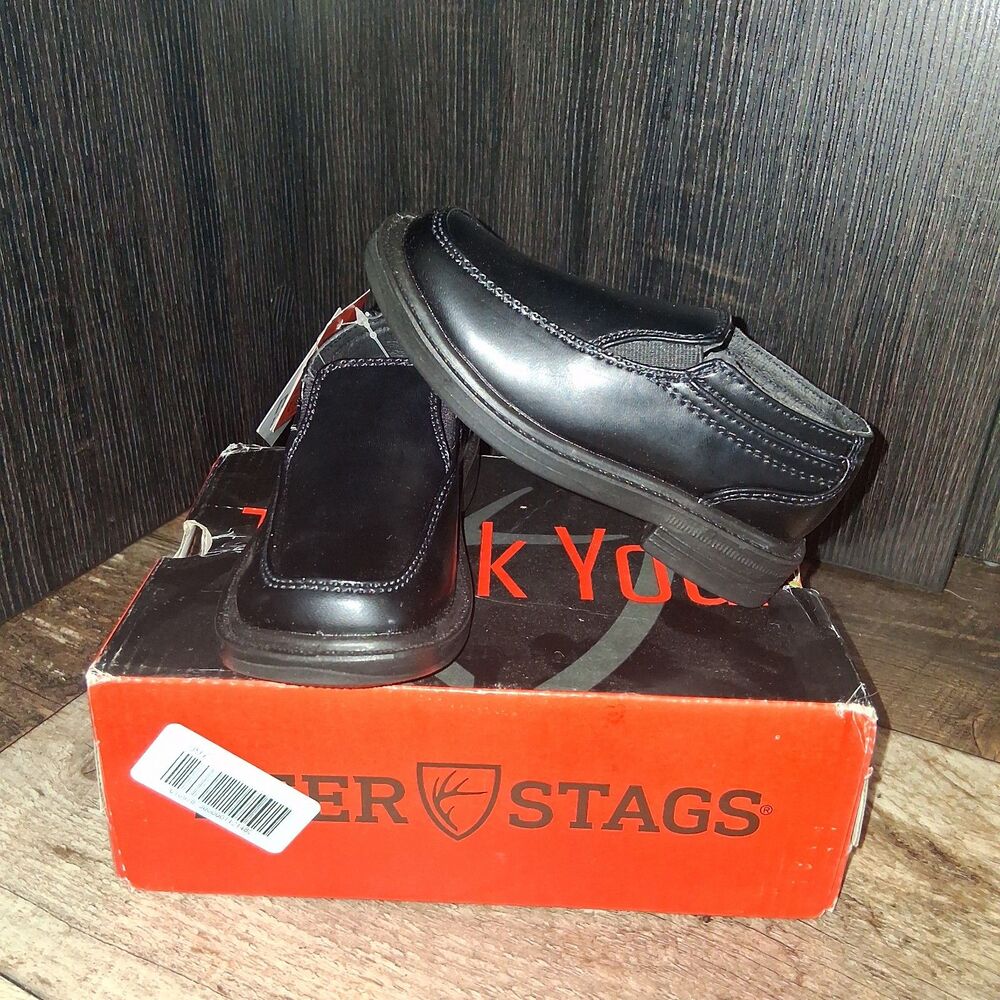 Deer Stags Toddler Brian Dress Comfort Slip-On Loafer Black Size 6TW